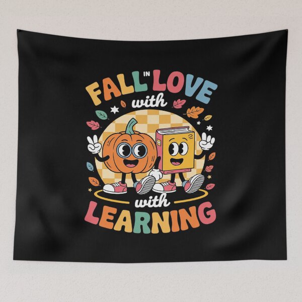 Item preview, Fall In Love With Learning Autumn Pumpkin Teacher  designed and sold by NeomiStoreSS.