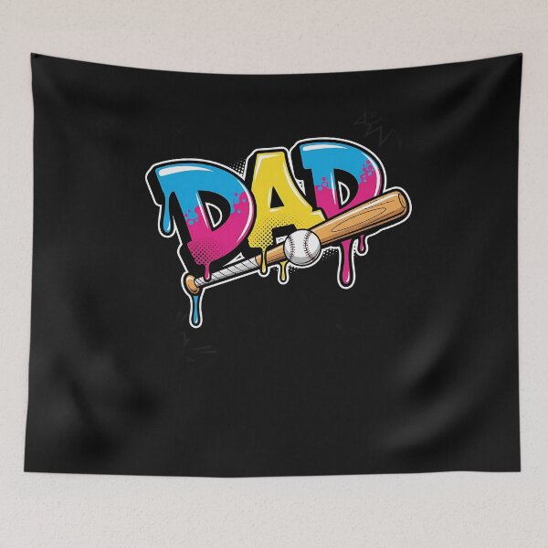 Item preview, Dad Mothers Day Baseball Ice Cream Drip Birthday Boy Family  designed and sold by merlinnears.