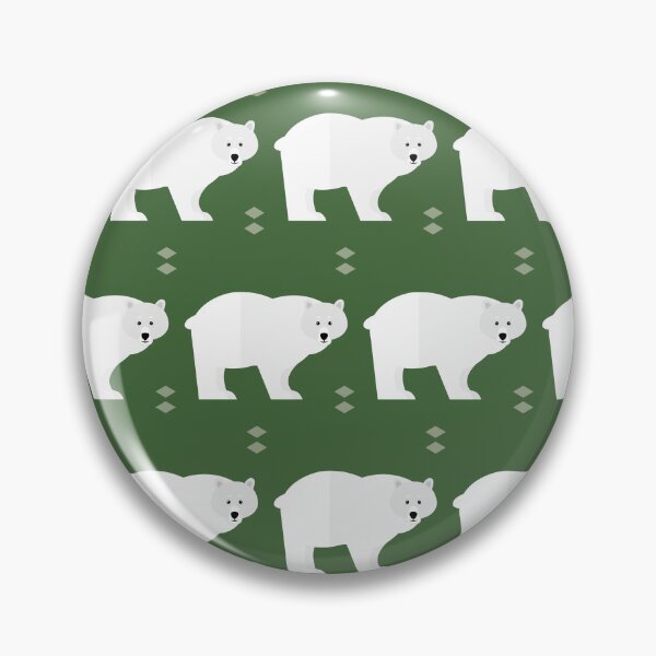Item preview, Polar bears on green designed and sold by reneesillus.