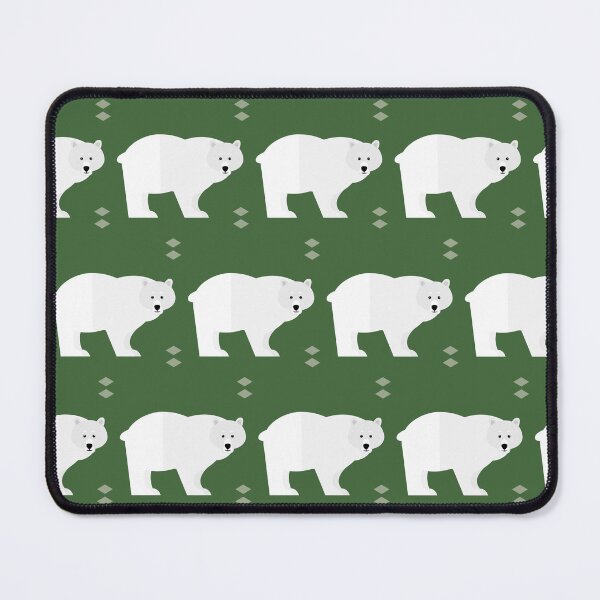Item preview, Polar bears on green designed and sold by reneesillus.