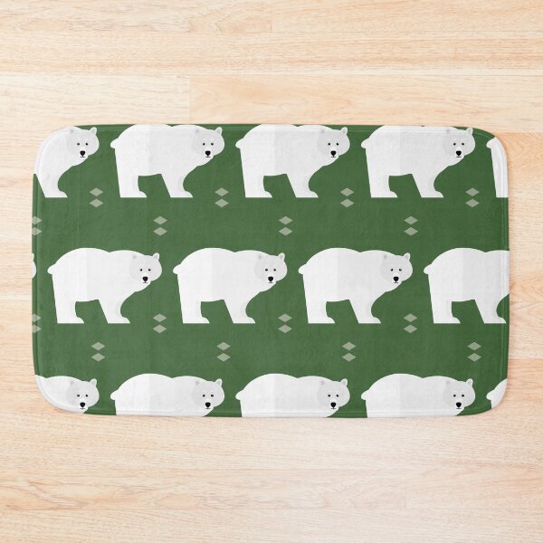 Item preview, Polar bears on green designed and sold by reneesillus.