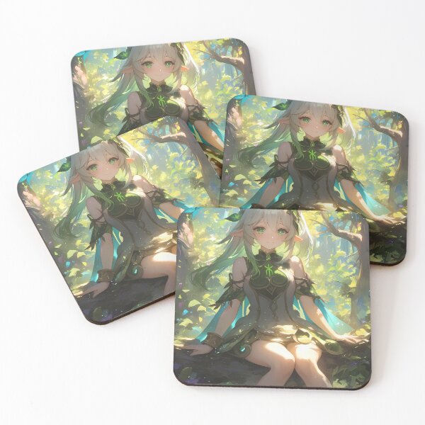 Item preview, Nahida Enchanted Cute Girl Forest Glow Genshin Impact designed and sold by HumbertoValveno.