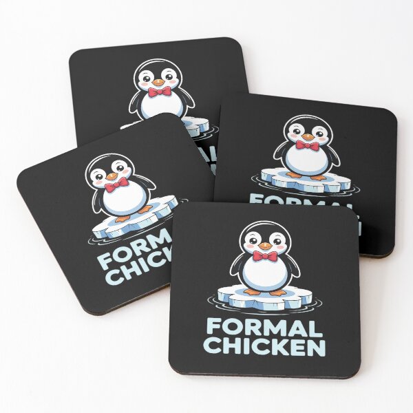 Item preview, Formal Chicken Funny Penguin on Ice Animal designed and sold by petrichorsworld.