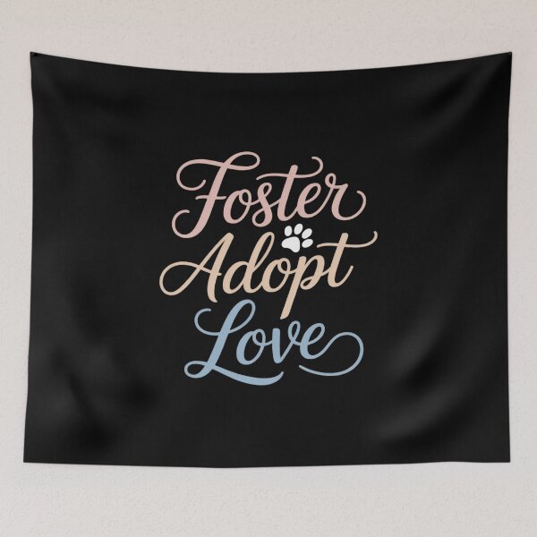 Item preview, Foster Adopt Love - Rescue Volunteer Pet Lover designed and sold by petrichorsworld.