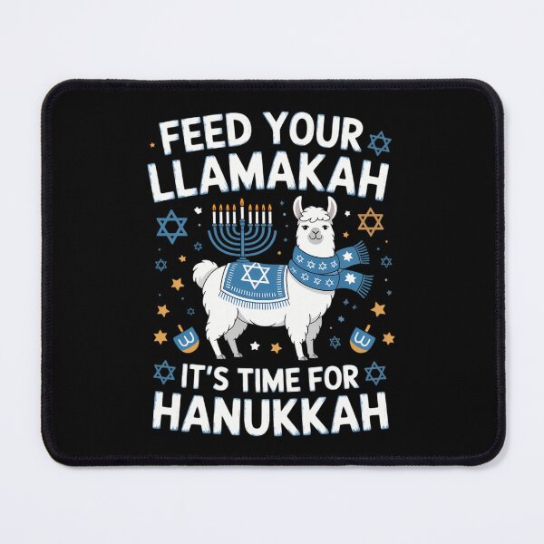 Item preview, Feed Your Llamakah It's Time For Hanukkah Llama Chanukah designed and sold by ValerieRodrigue.