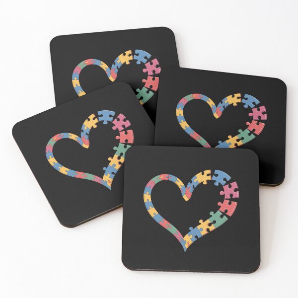Item preview, Autism Awareness Love Heart Puzzle designed and sold by Veroniadic.