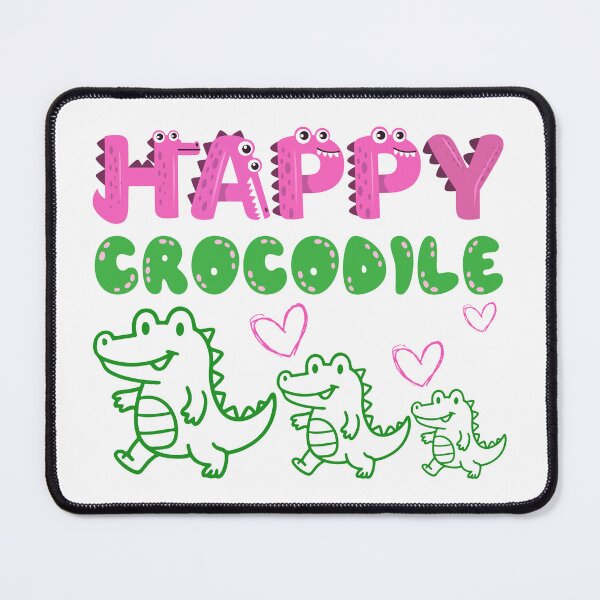 Item preview, Happy Crocodile Cute Cartoon Typography designed and sold by CHANCHANAI.