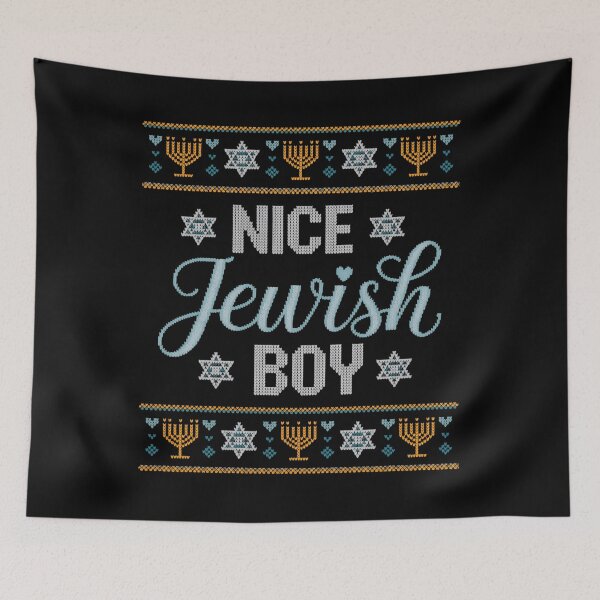 Item preview, Funny Hanukkah Nice Jewish Boy designed and sold by ValerieRodrigue.