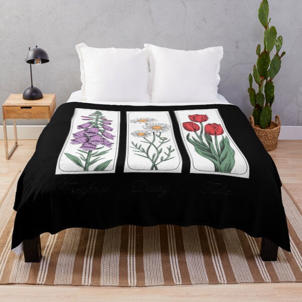 Item preview, Foxglove Daisy Tulip Floral designed and sold by petrichorsworld.