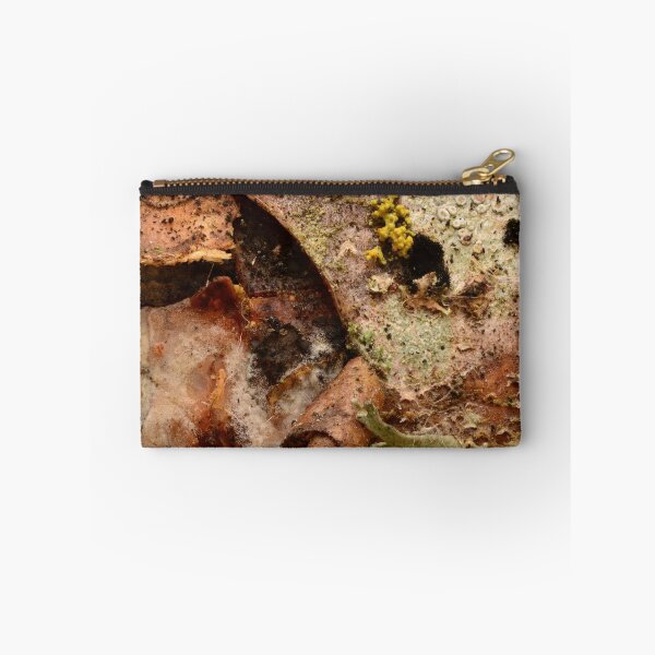 Item preview, Macro texture of decaying leaf with mold, fungi and lichen – natural decomposition pattern designed and sold by Goiko7Margarita.
