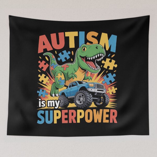 Item preview, Autism Is My Superpower Monster Truck  designed and sold by Veroniadic.