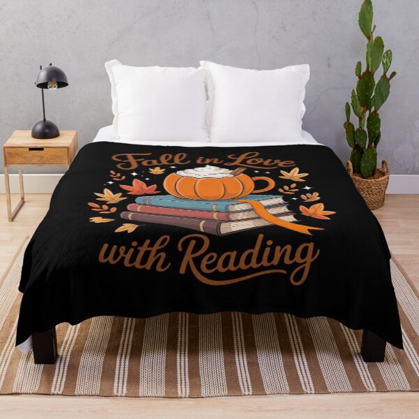Item preview, Fall In Love With Reading Book Autumn Pumpkins And Teachers 8 designed and sold by NeomiStoreSS.