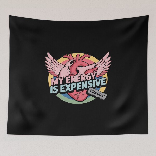 Item preview, Fragile My Energy Is Expensive Quote for Empaths Introverts designed and sold by petrichorsworld.
