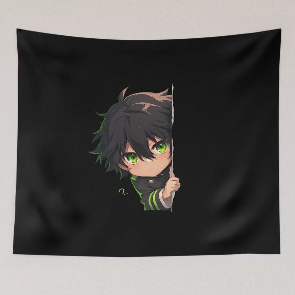 Item preview, end Hyakuya Yuuichirou Seraph End Anime Chibi Kawaii Peeker designed and sold by HumbertoValveno.