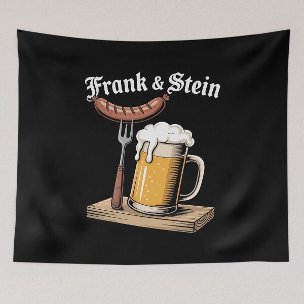 Item preview, Frank And Stein German Beer Drinking Oktoberfest designed and sold by petrichorsworld.