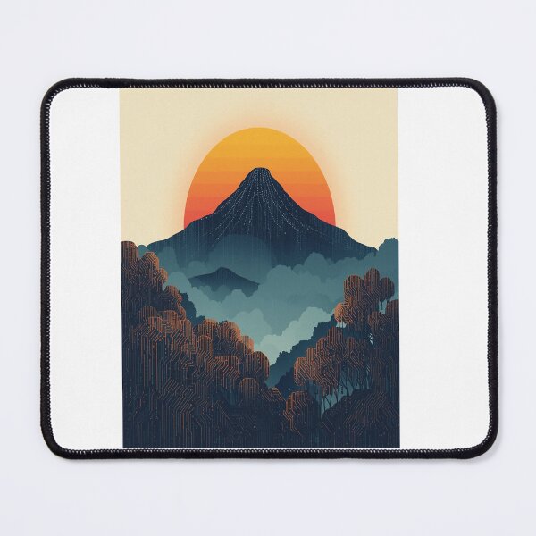 Item preview, Fuji mountain - Acrylic design designed and sold by lordiano.
