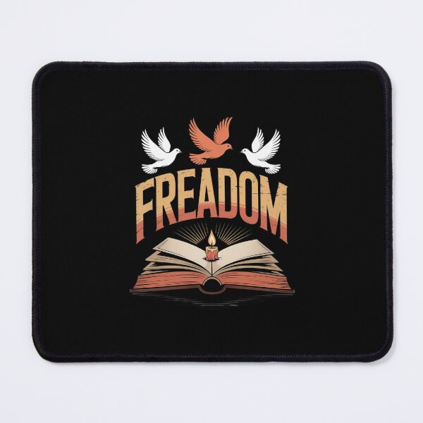 Item preview, Freadom Anti Banned Books Lovers Reading Librarian Bookworm designed and sold by petrichorsworld.