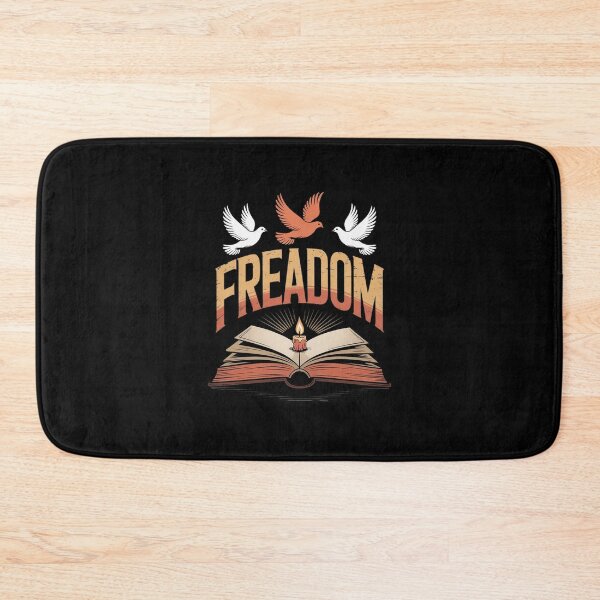 Item preview, Freadom Anti Banned Books Lovers Reading Librarian Bookworm designed and sold by petrichorsworld.