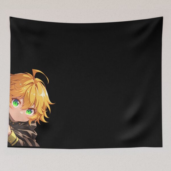 Item preview, end Mikaela Hyakuya Seraph End Anime Chibi Kawaii Peeker designed and sold by HumbertoValveno.