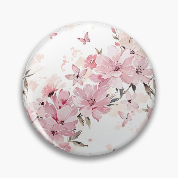 Item preview, Soft Pink Floral With Butterflies designed and sold by CoolPixels.