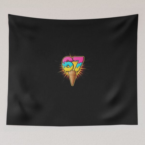 Item preview, Funny 67 Baseball Ice Cream Drip Gift for Men Women Kid  designed and sold by grumpzara.