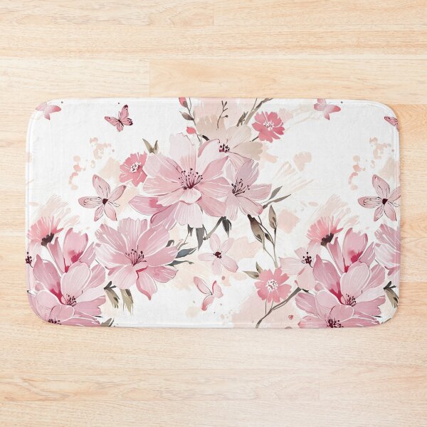 Item preview, Soft Pink Floral With Butterflies designed and sold by CoolPixels.