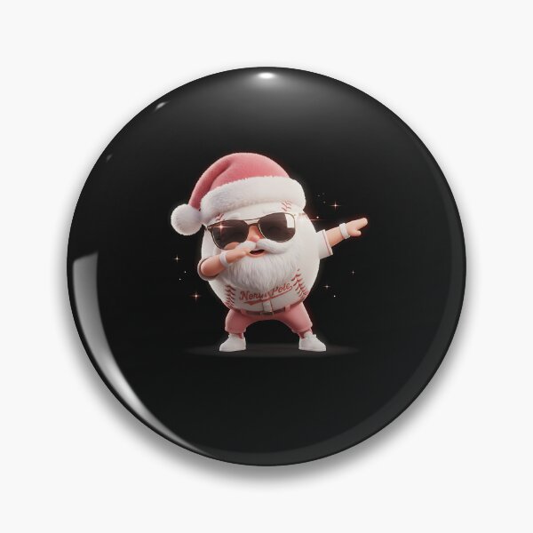 Artikelvorschau, Lustige Baseball Ball Santa Hut Dabbing Xmas Pyjamas Spieler entworfen und verkauft von grumpzara.
