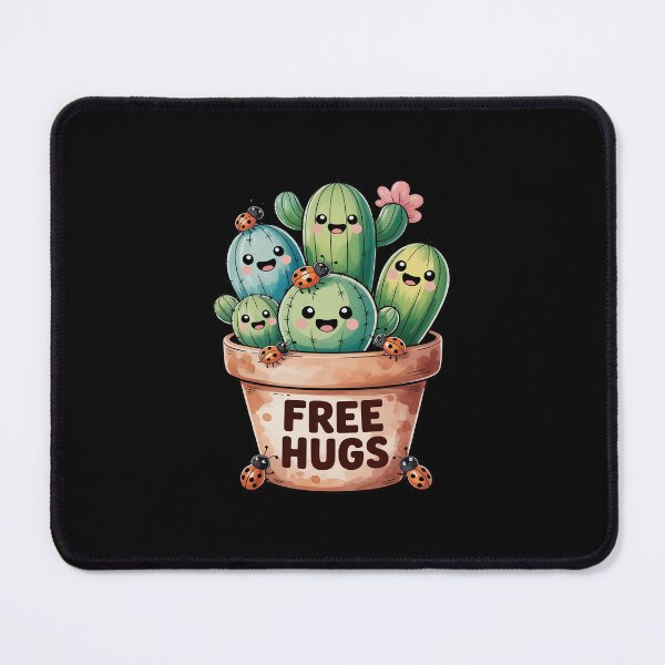 Item preview, Free Cactus hugs Cute cactus present Friendly designed and sold by petrichorsworld.