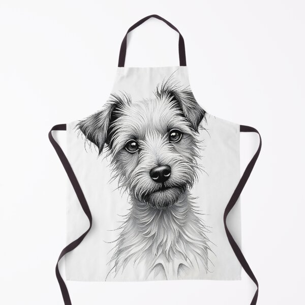 Item preview, Gorgeous Pencil Sketch of a Terrier designed and sold by Huskyyy Designs.