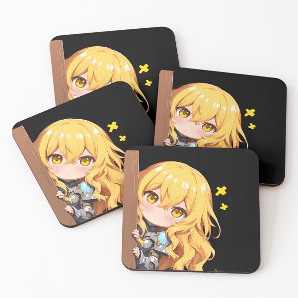 Item preview, Ais Wallenstein DanMachi Anime Girl Chibi Kawaii Peeker designed and sold by HumbertoValveno.