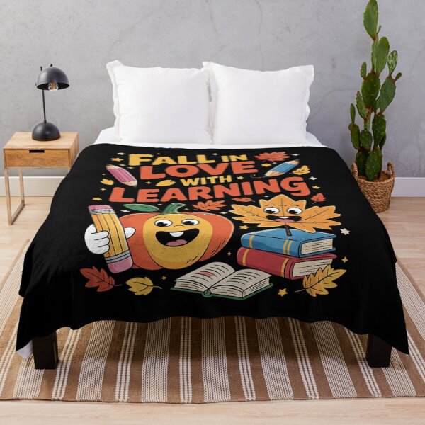Item preview, Fall in Love with Reading Book Autumn Pumpkins and Teachers 6  designed and sold by NeomiStoreSS.