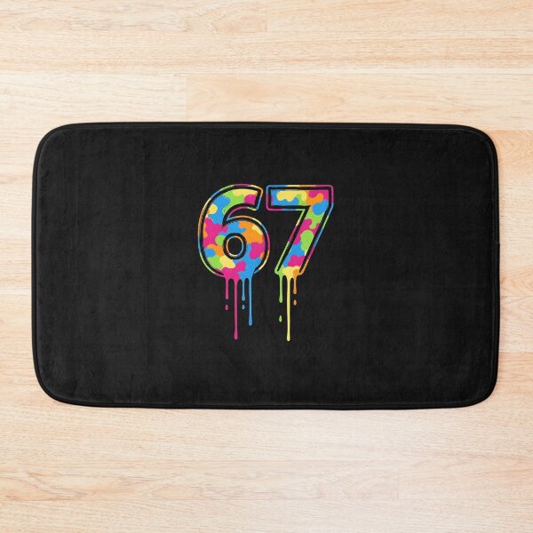 Aperçu de l'œuvre Mème drôle Six Seven Camouflage Dripping Gen Alpha Slang 6 7 créée et vendue par grumpzara.