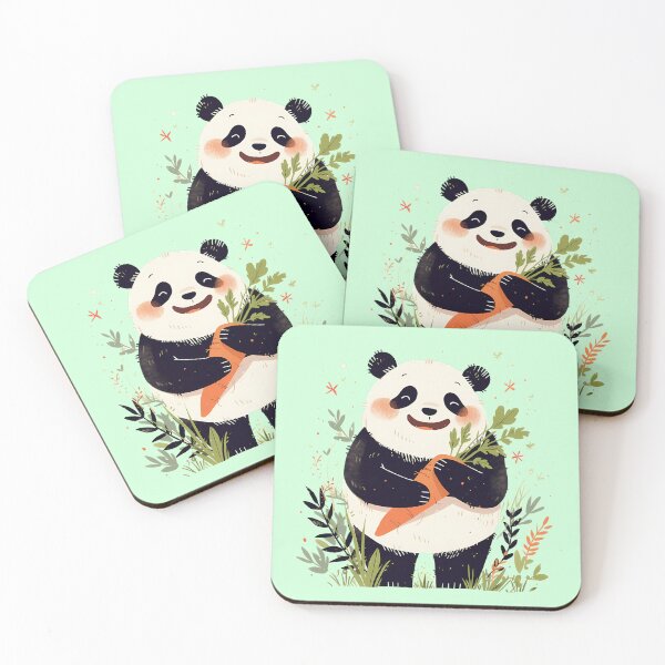 Item preview, Panda with Carrot designed and sold by WoollenLlama.