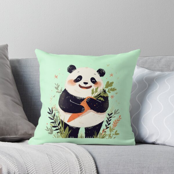 Item preview, Panda with Carrot designed and sold by WoollenLlama.
