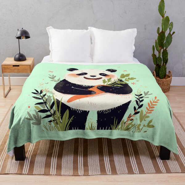 Item preview, Panda with Carrot designed and sold by WoollenLlama.