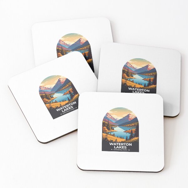 Item preview, Waterton Lakes Canada Sticker ,  designed and sold by TulipaGraphics.