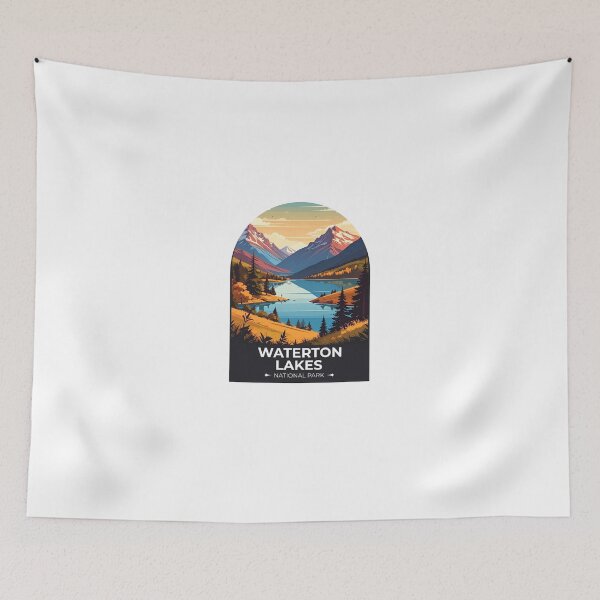 Item preview, Waterton Lakes Canada Sticker ,  designed and sold by TulipaGraphics.
