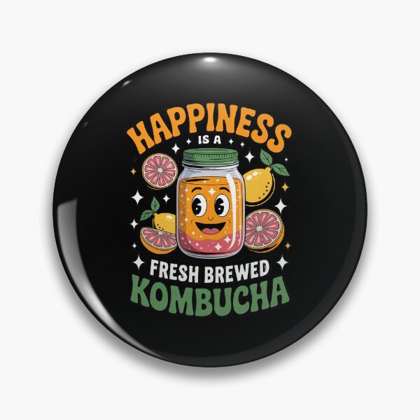 Item preview, Fresh Brewed Kombucha Happiness Organic Drink Lover Gear designed and sold by KingsLife1994.