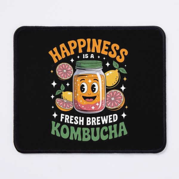 Item preview, Fresh Brewed Kombucha Happiness Organic Drink Lover Gear designed and sold by KingsLife1994.