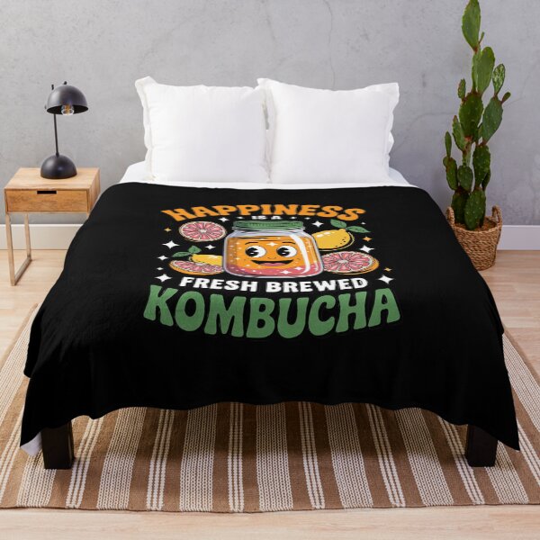 Item preview, Fresh Brewed Kombucha Happiness Organic Drink Lover Gear designed and sold by KingsLife1994.