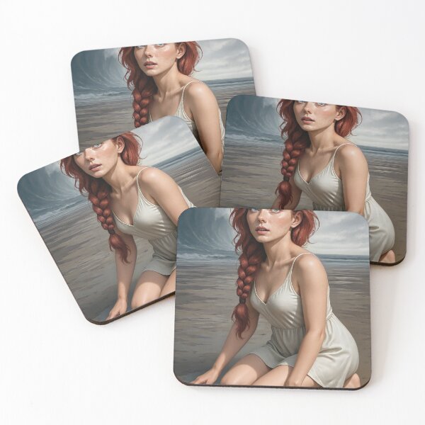 Item preview, Rowan Fletcher kneeling tsunami   designed and sold by CathryneDelamort.