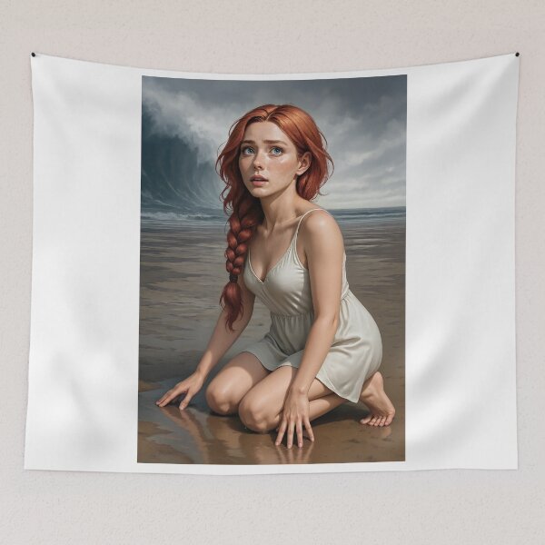 Item preview, Rowan Fletcher kneeling tsunami   designed and sold by CathryneDelamort.