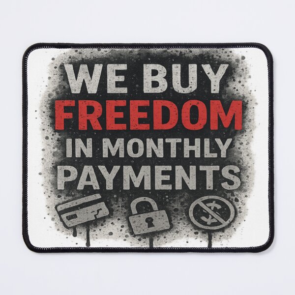 Item preview, We Buy Freedom In Monthly Payments designed and sold by Bellassi.