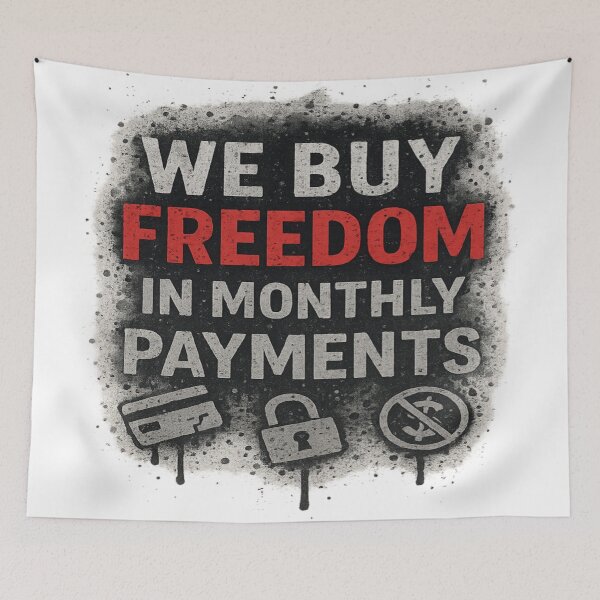 Item preview, We Buy Freedom In Monthly Payments designed and sold by Bellassi.