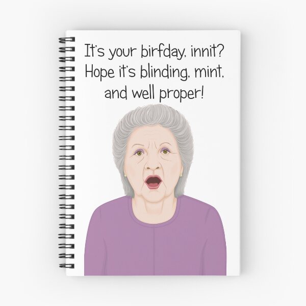Item preview, Granny Grimes - wishes you a happy birthday designed and sold by Happyoninside.