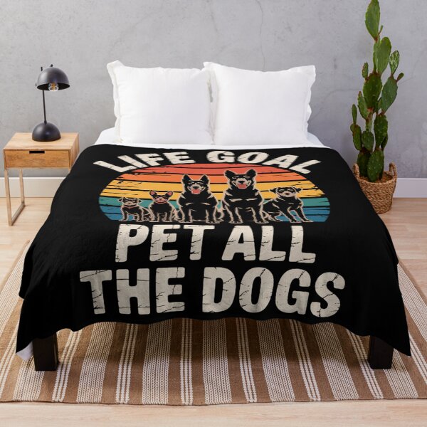 Item preview, Life Goal Pet All The Dogs Funny Dog designed and sold by Bandikonsalez.