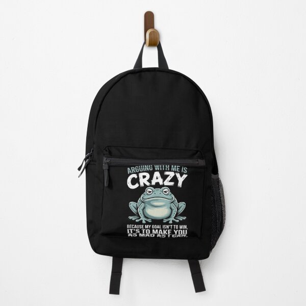 Item preview, Frog Arguing With Me Is Crazy Because My Goal Isn't To Win designed and sold by KingsLife1994.