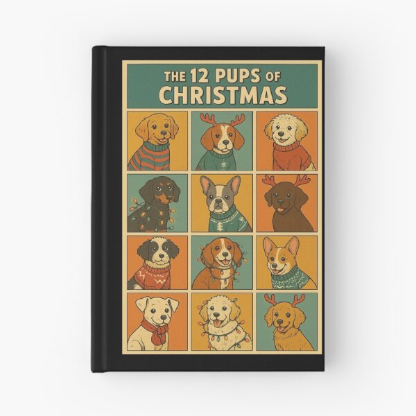 Item preview, 12 pups of Christmas  designed and sold by Studio Astra.