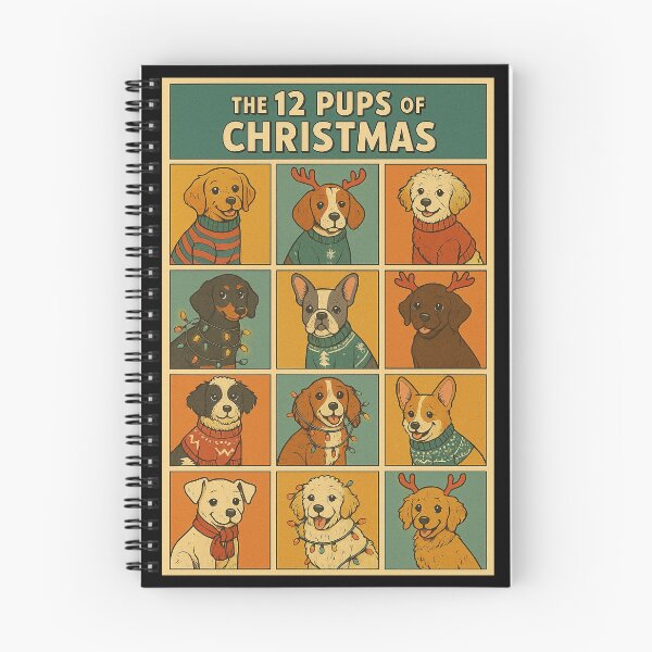 Item preview, 12 pups of Christmas  designed and sold by Studio Astra.