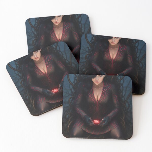Item preview, Cassandra Kaine contemplating evil wired throne designed and sold by CathryneDelamort.